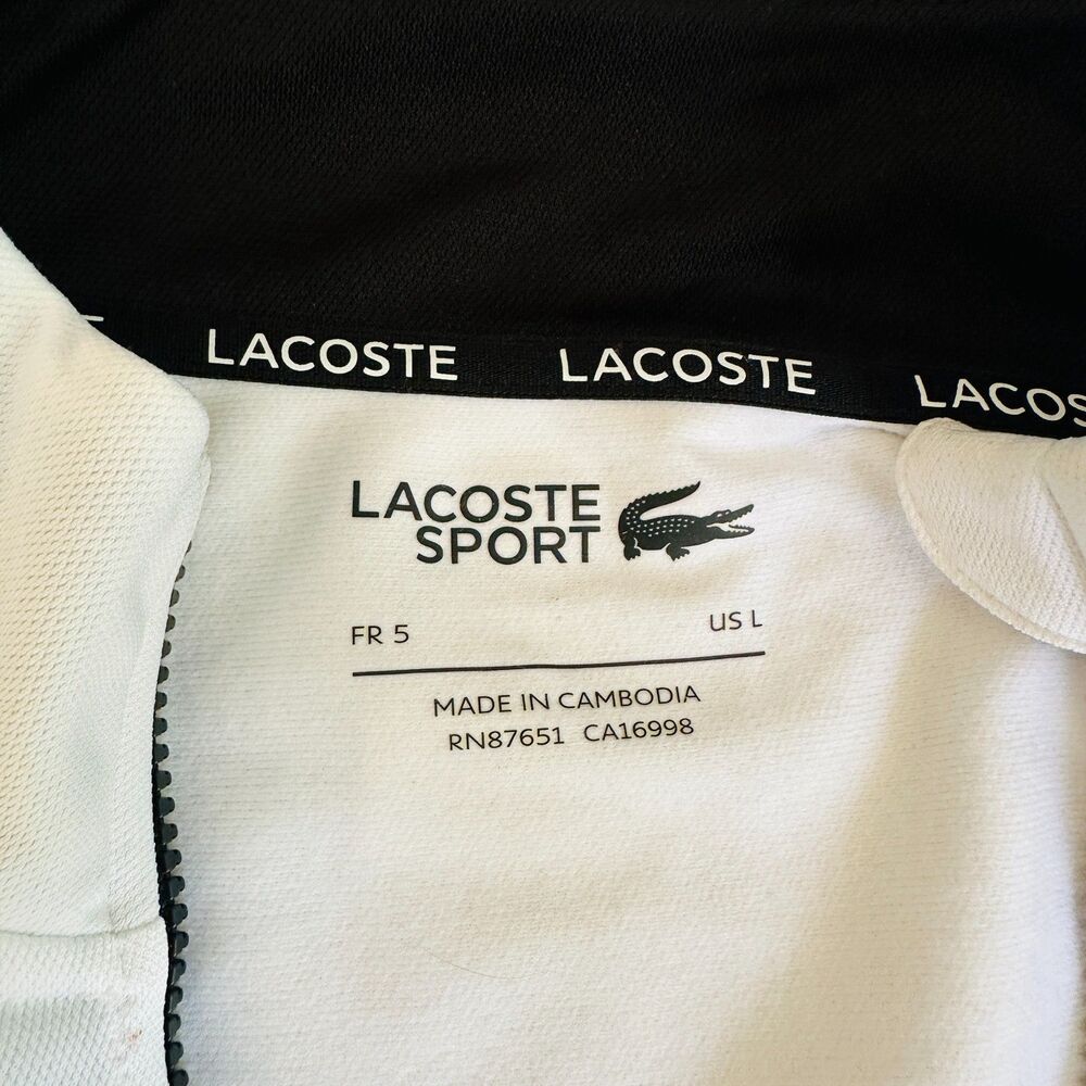 Lacoste Sport Men's Green and Black Tracksuit Set, Size L - Picture 6 of 12